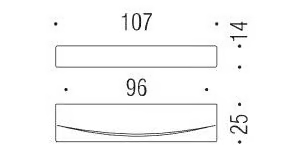 FORMAE F135 - Cromall® furniture handle by Colombo Design - view 3